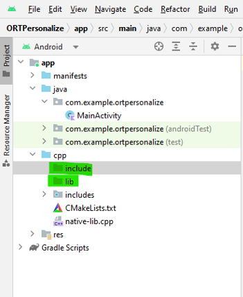libとincludeフォルダー